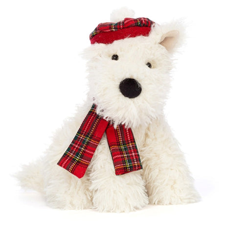 Jellycat Winter Warmer Munro Scottie Dog 21 cm