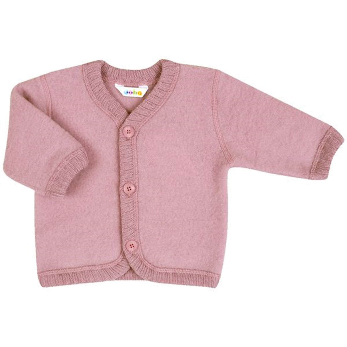 Joha Old Rose Wool Cardigan