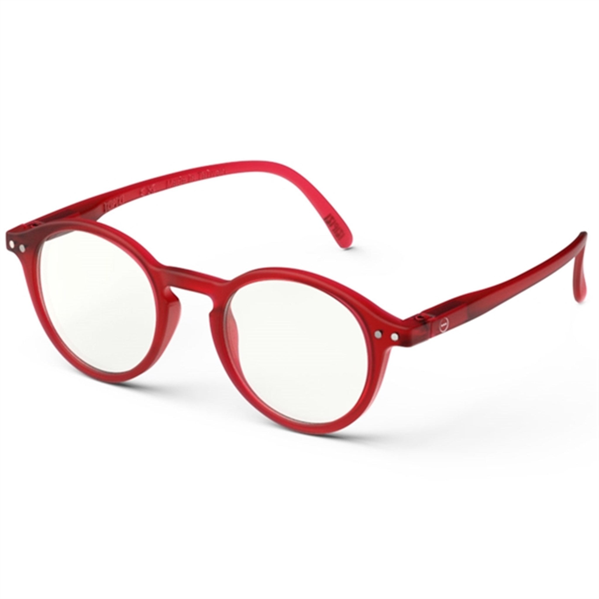 Izipizi Junior Screen Glasses #D Red Crystal Soft 0 2