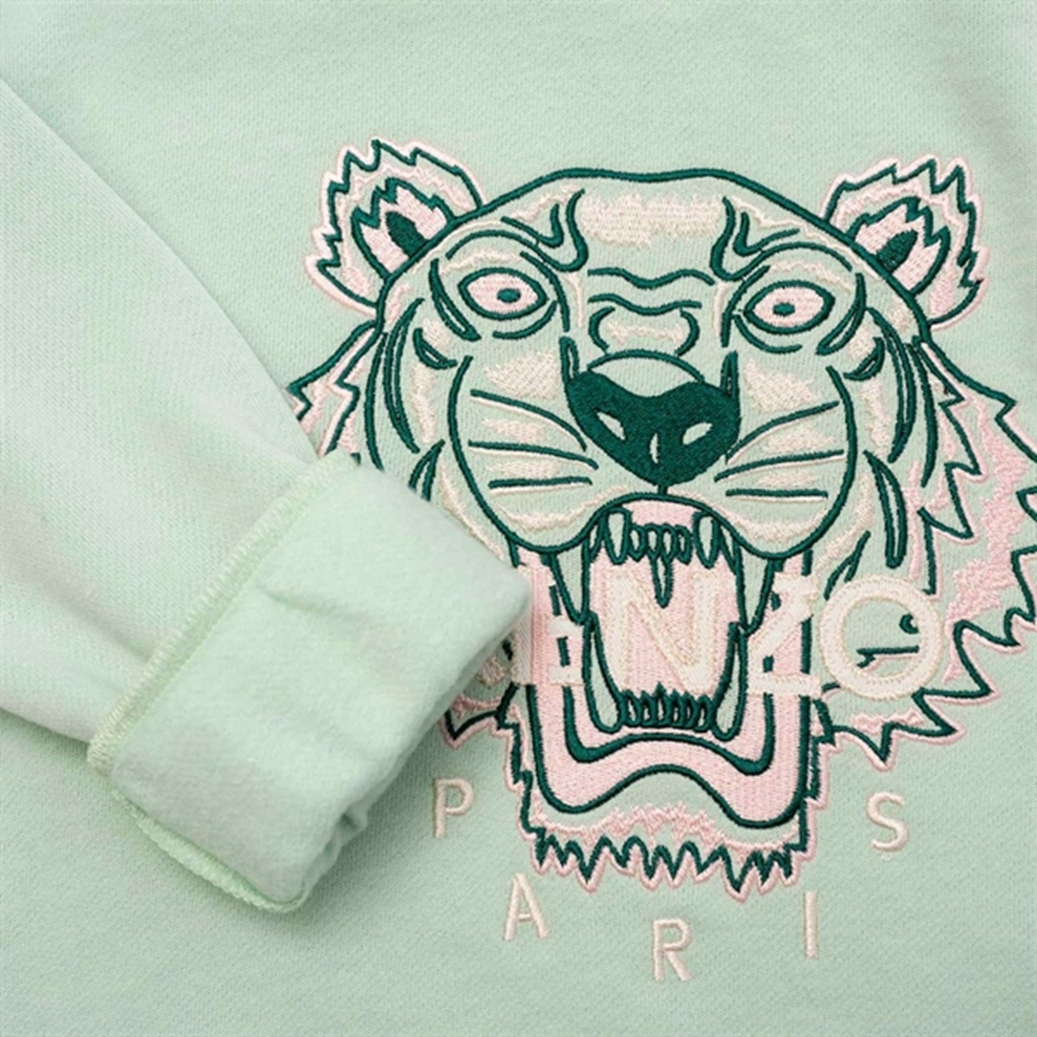 Kenzo green tiger sweatshirt best sale