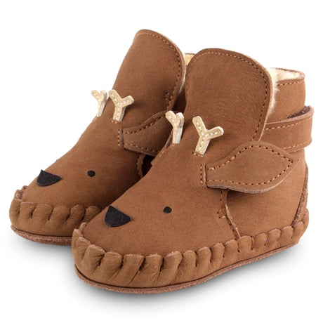 Donsje Baby Kapi Special Lining Stag Hazelnut Nubuck