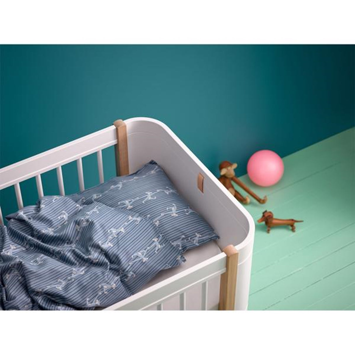 Kay Bojesen Baby Bedding Monkey Blue 2