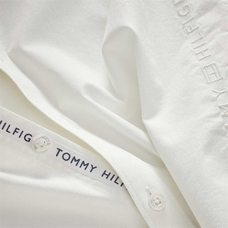 Tommy Hilfiger Stretch Twill Tonal Logo Shirt White