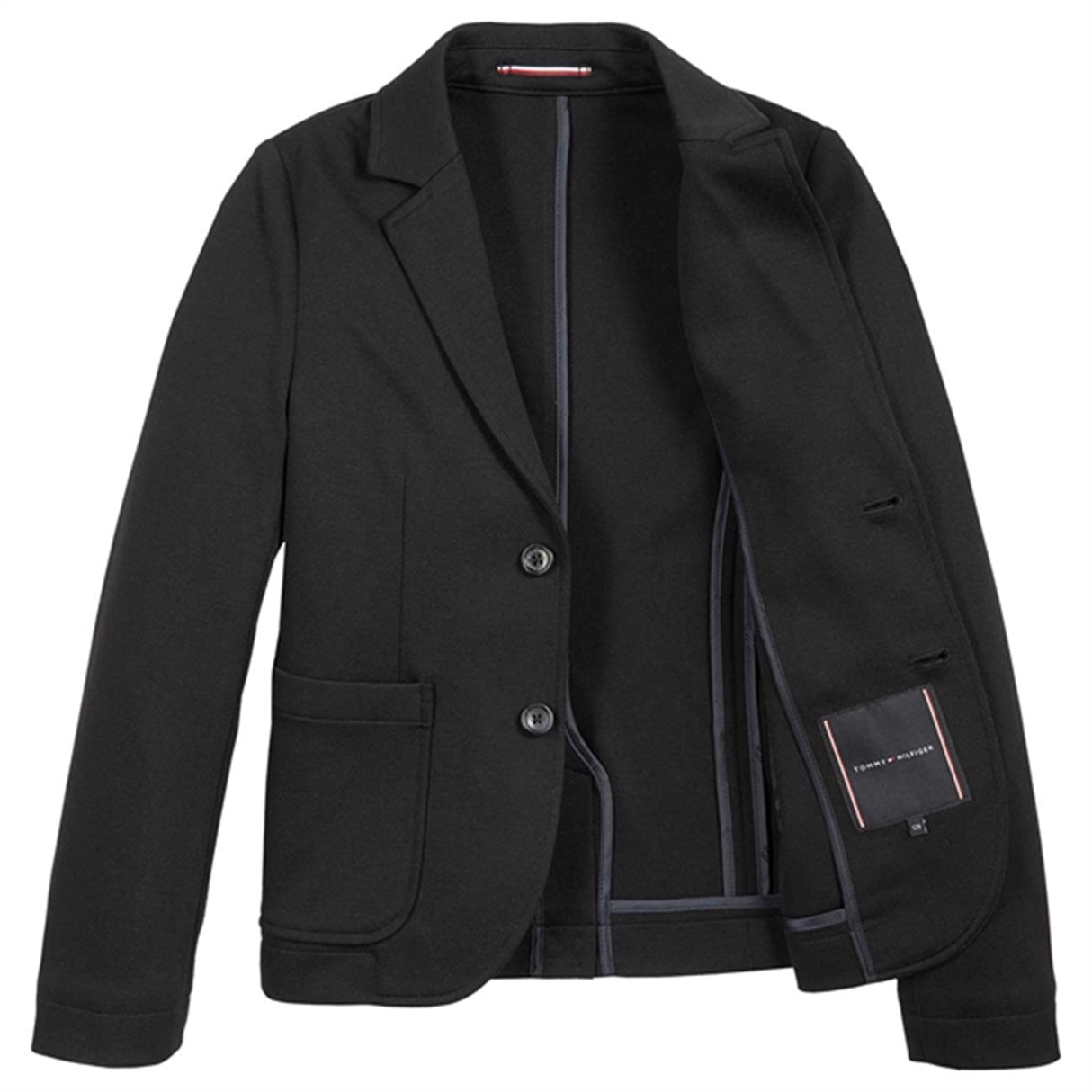 Tommy Hilfiger Comfort Pique Jersey Blazer Black