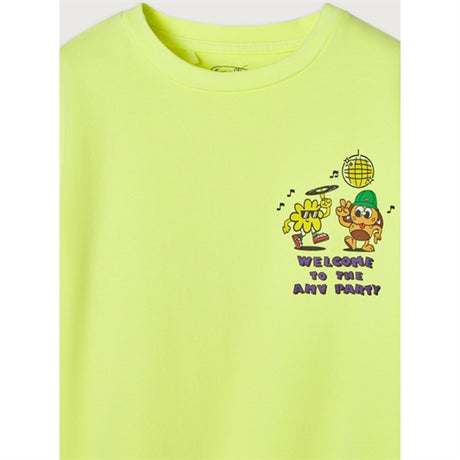 American Vintage T-Shirt Fizvalley Neon Yellow 2