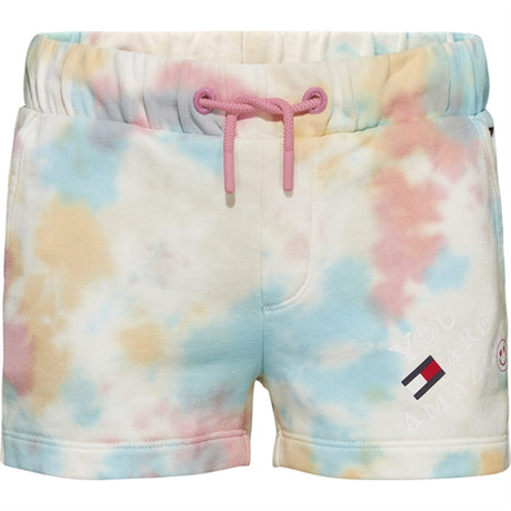 Tommy Hilfiger Sweat Shorts Ecru Tie Dye