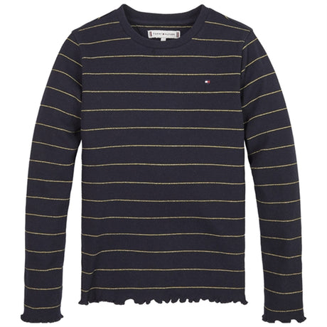 Tommy Hilfiger Stripe Rib Sweater Blue Stripe