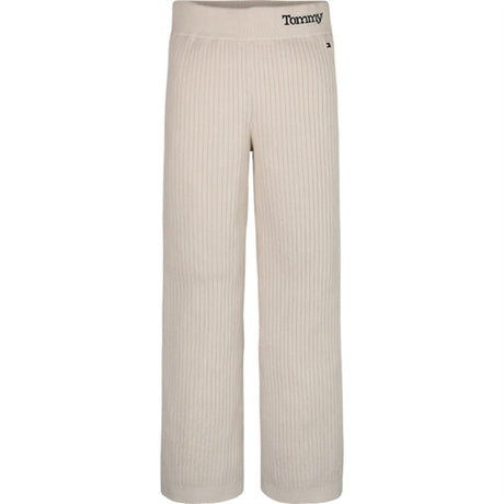 Tommy Hilfiger Comfy Rib Essential Pants Heathered Oatmilk