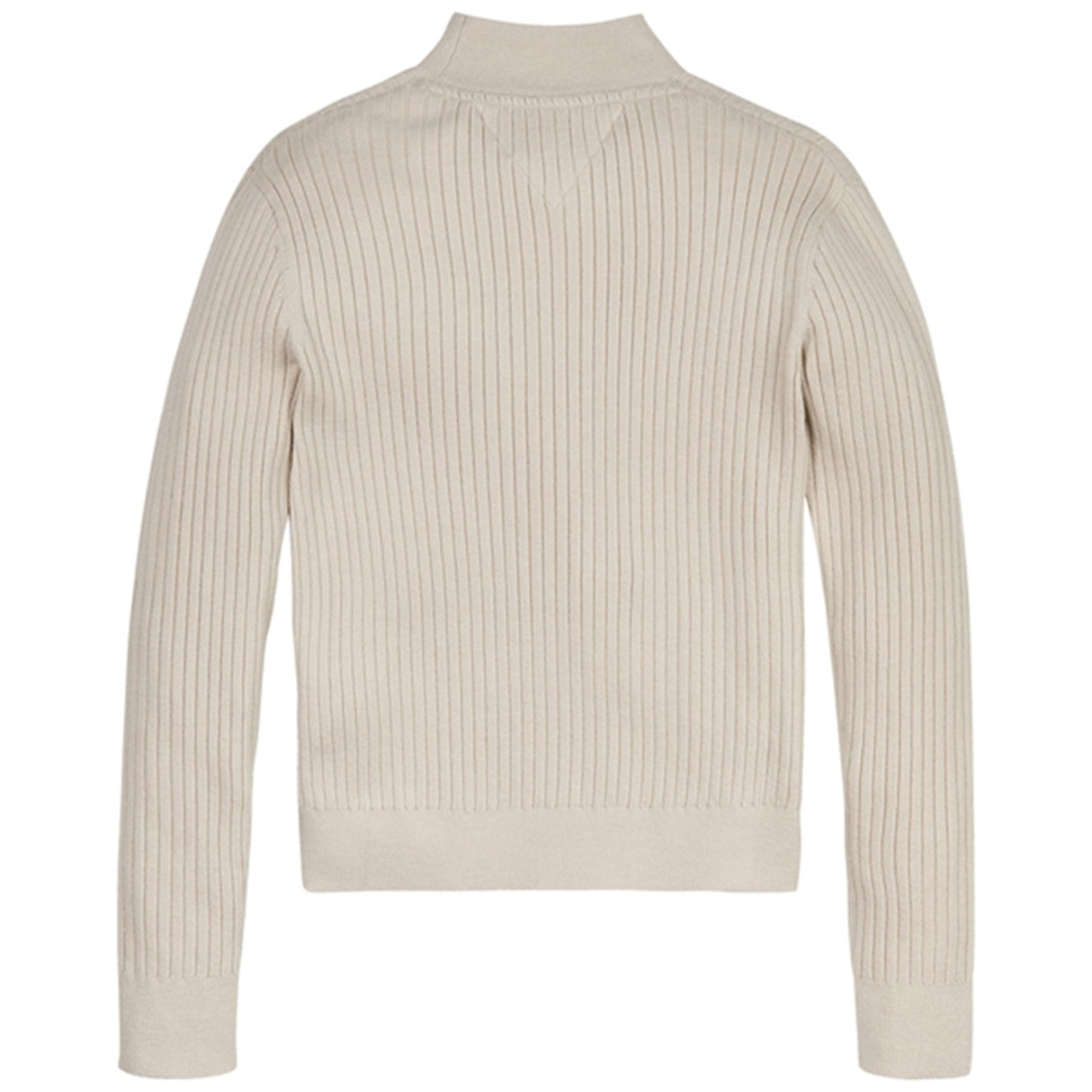 Tommy Hilfiger Comfy Rib Essential Sweater Heathered Oatmilk 3