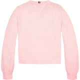 Tommy Hilfiger Crochet  Cardigan Faint Pink 2