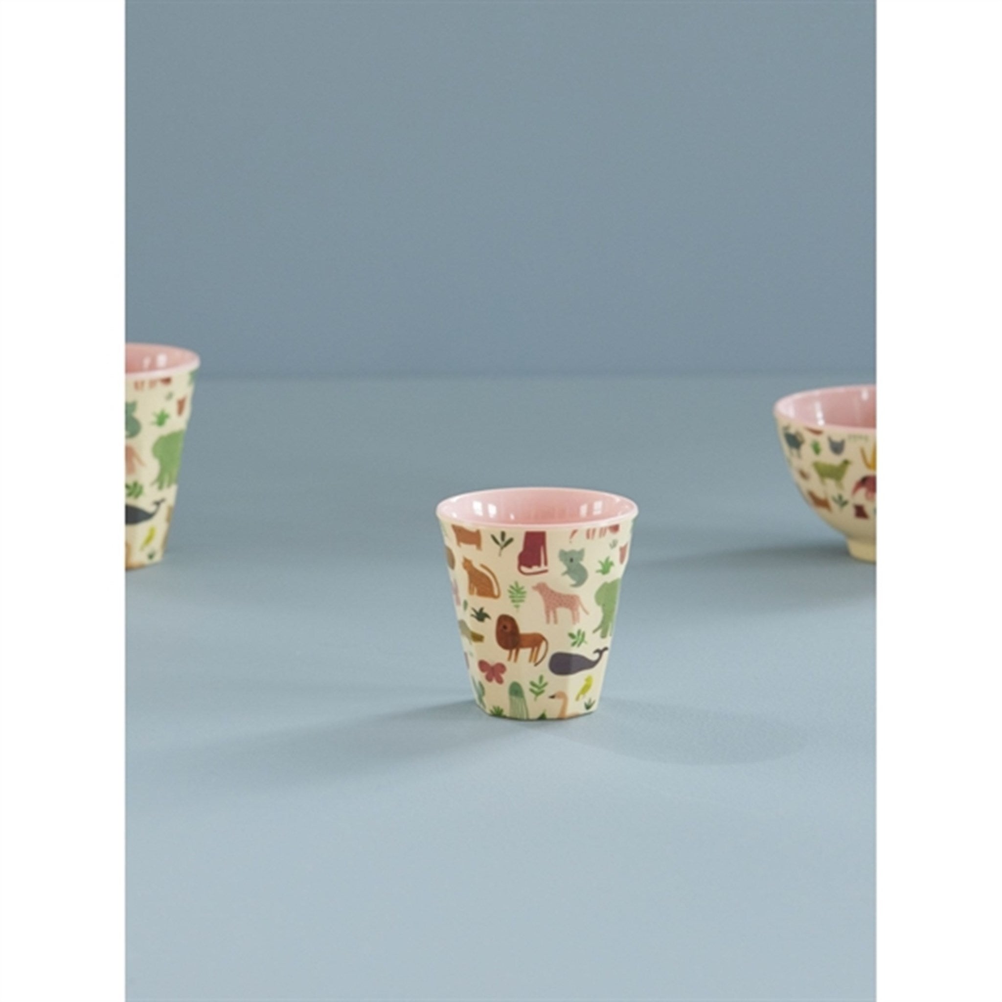 RICE Sweet Jungle Print Small Melamine Childrens Cup 2