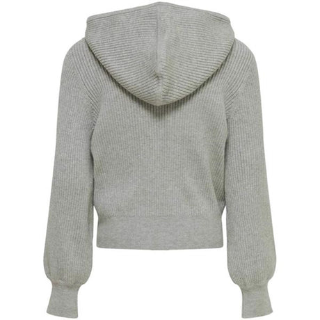 Kids ONLY Light Grey Melange Lorelle Hood