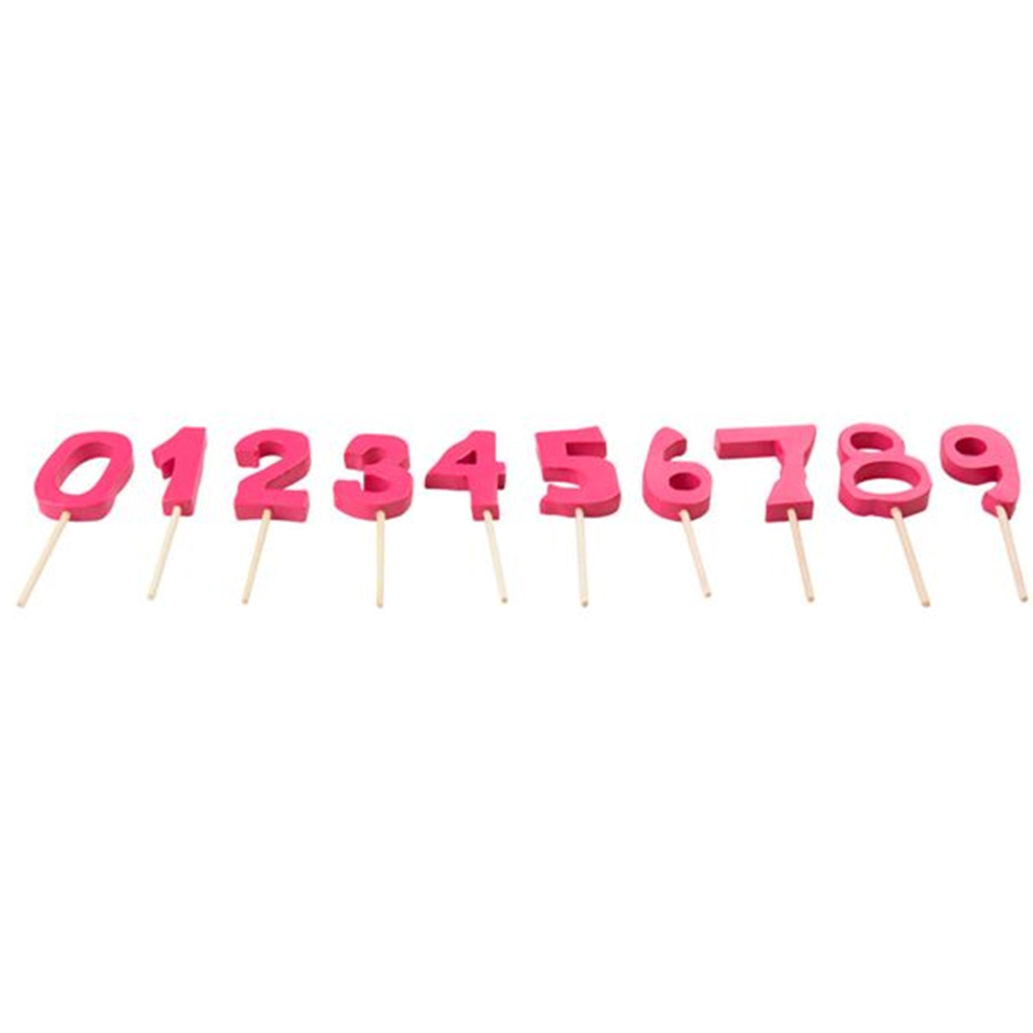 Kids by Friis Birthday Cake Numbers Pink