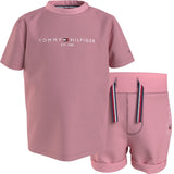 Tommy Hilfiger Baby Essential Short Set Broadway Pink