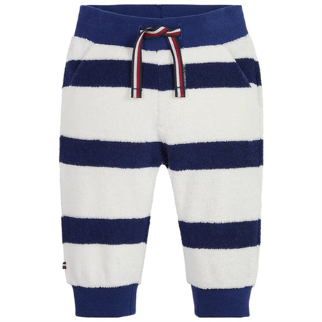 Tommy Hilfiger Baby Striped Towelling Sweatpants Pilot Blue / Ancient White Stripe