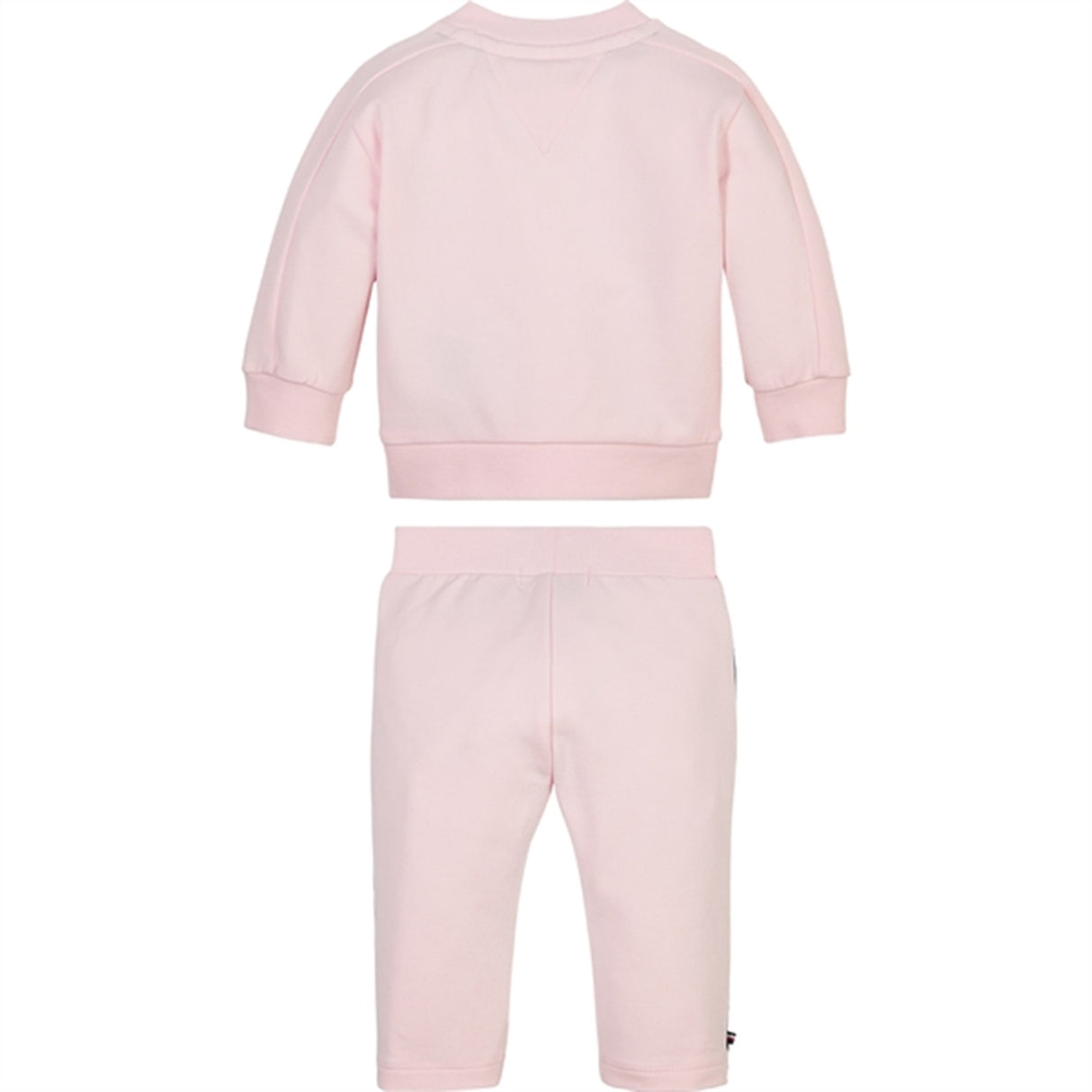 Tommy Hilfiger Baby Tape Crewneck Set Faint Pink 2