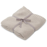 Vanilla COPENHAGEN Knitted Blanket Oyster Grey