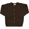 Copenhagen Colors Dark Brown Knitted Cardigan