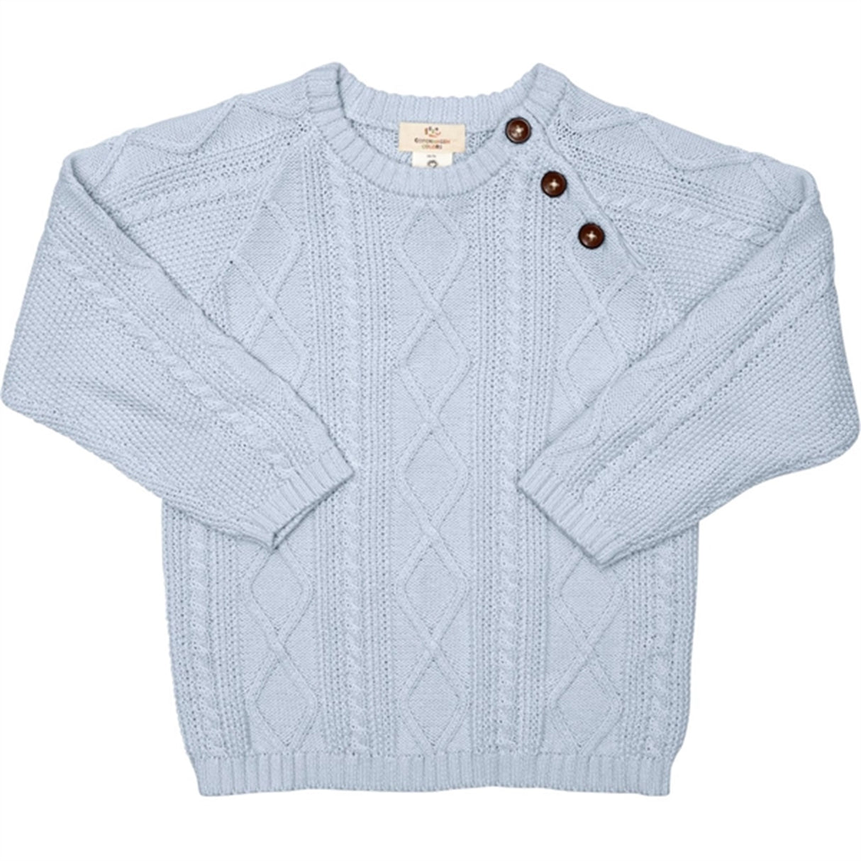 Copenhagen Colors Dusty Blue Knitted Jumper