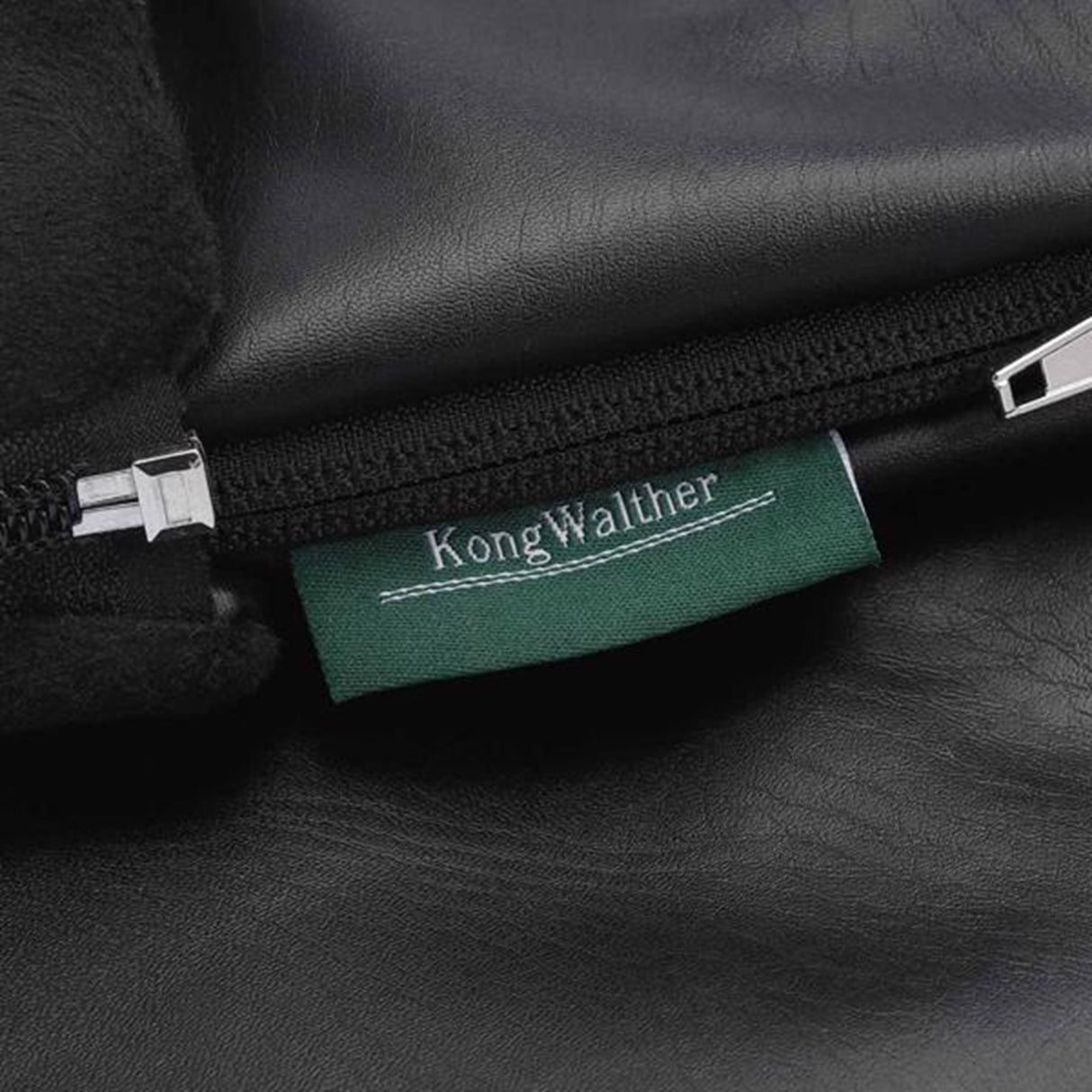 KongWalther Østerbro Baby Carriage Mittens Faux Black Night