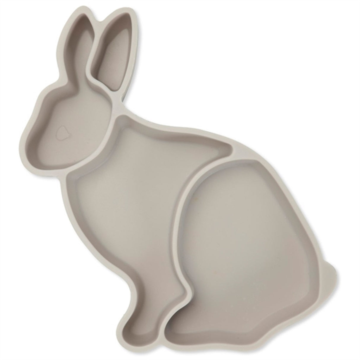 Konges Sløjd Bunny Bowl Silicone Warm Grey