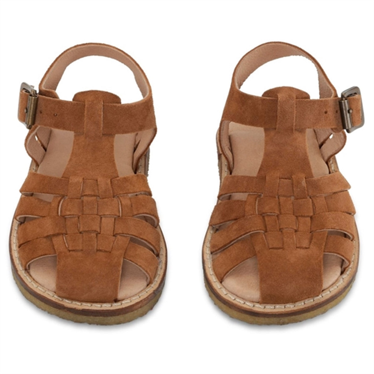 Konges Sløjd Minou Sandals Ruskind Cognac