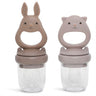 Konges Sløjd Silicone Fruit Pacifier Bunny Lilac/Shitake