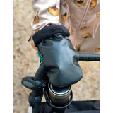 KongWalther Østerbro Baby Carriage Mittens Faux Black Night