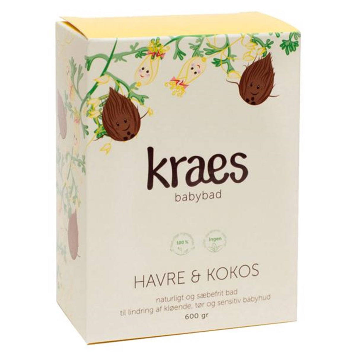 Kraes Baby Bath Oat/Coconut 600 g.