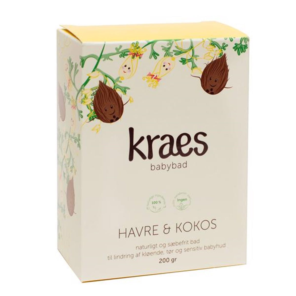 Kraes Baby Bath Oat/Coconut 200 g.