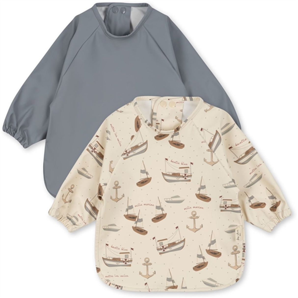 Konges Sløjd Bib w. sleeves 2-Pack Sail Away