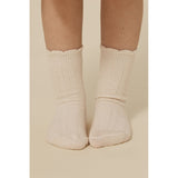 Konges Sløjd Frill Socks 3-Pack Optic White/Sand/Brown 3