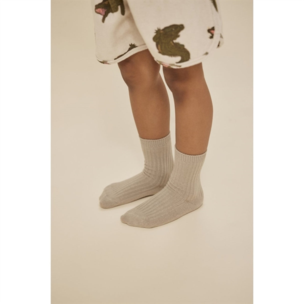 Konges Sløjd Socks 3-Pack Rib Soft Grey/Ment/Brown 3