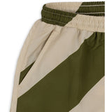 Konges Sløjd Asnou Swim Shorts Dark Olive/Creamy White 4