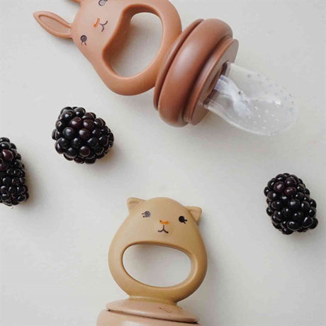 Konges Sløjd Fruit Feeding Pacifier 2-pack Almond/Terracotta