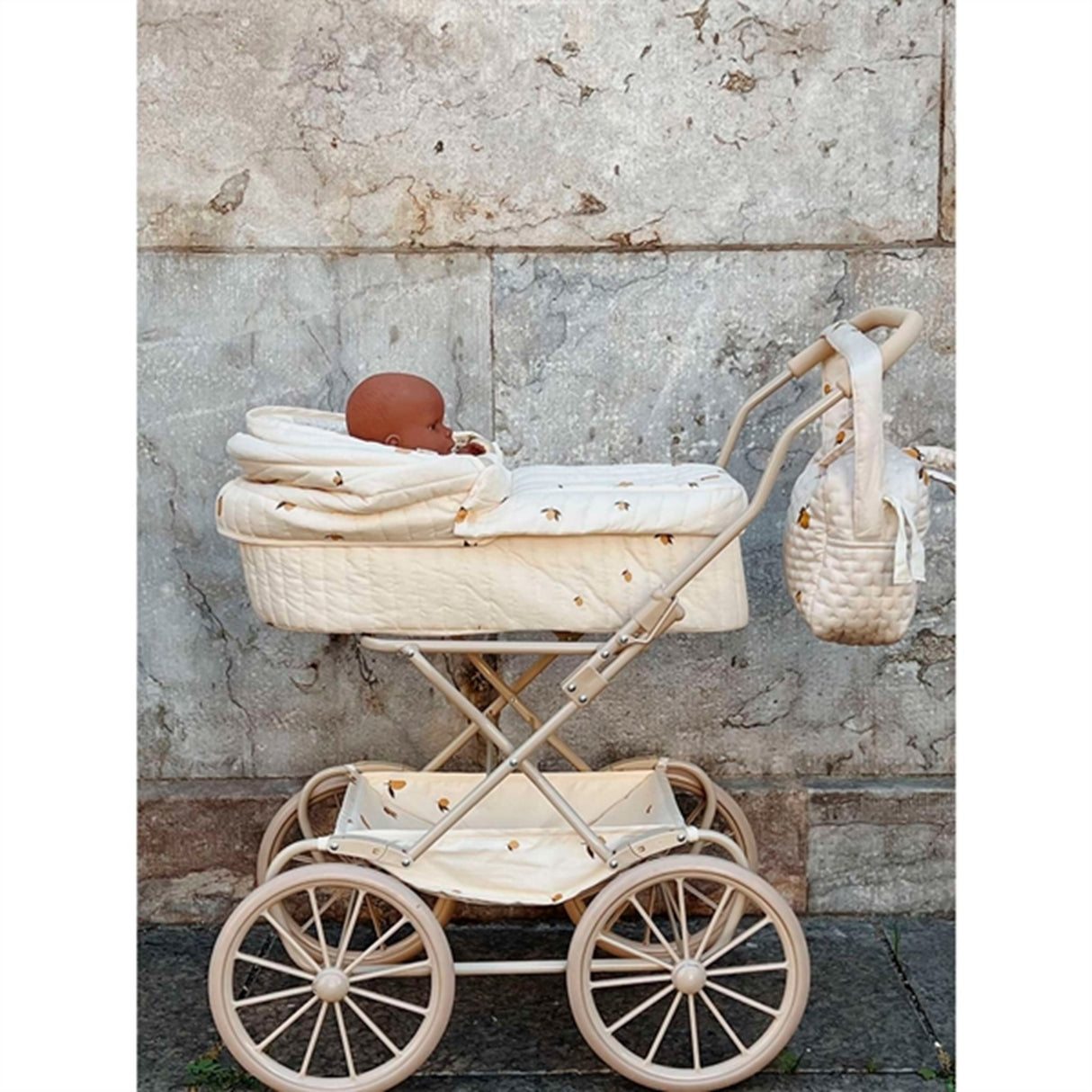 Konges Sløjd Doll Pram Lemon