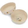 Konges Sløjd Bowl 2-pack Lemon/Dino