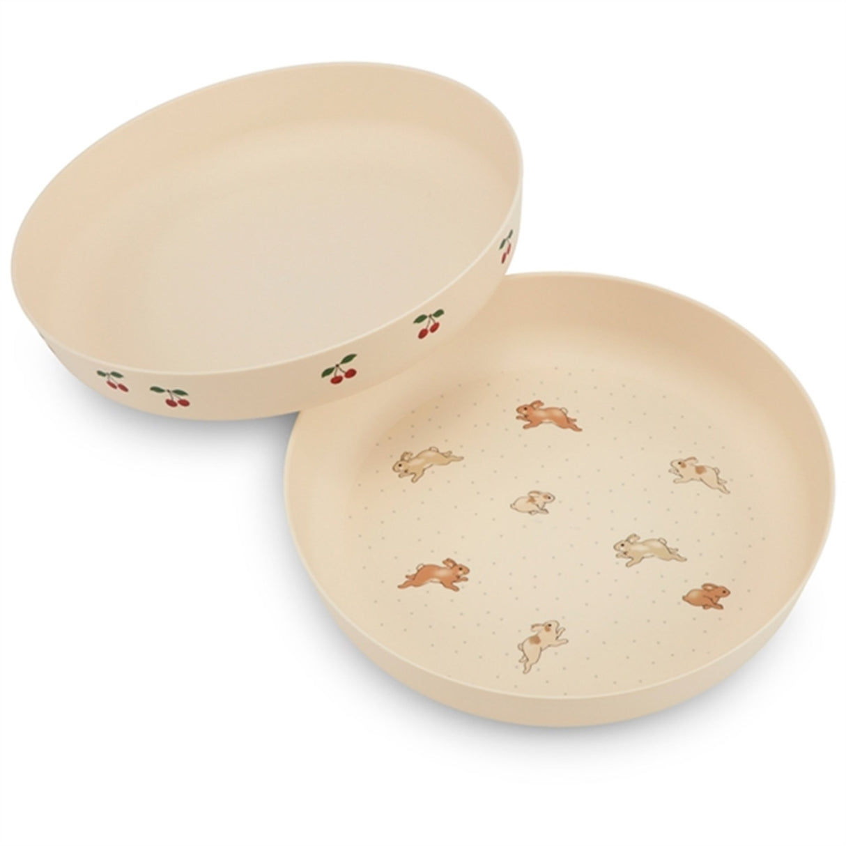 Konges Sløjd Plate 2-pack Cherry/Petit Lapin