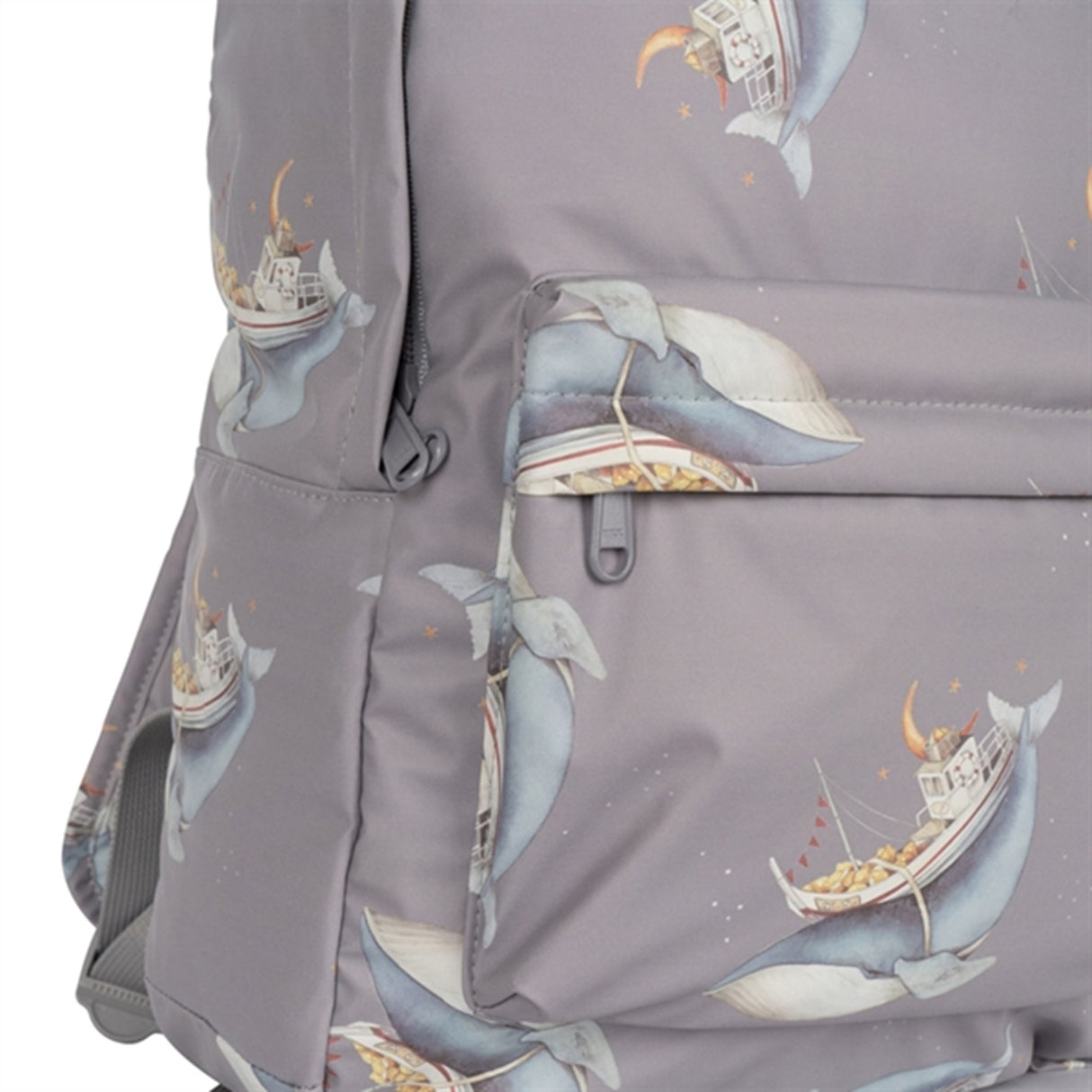 Konges Sløjd Rain Backpack Junior Whale Boat 6