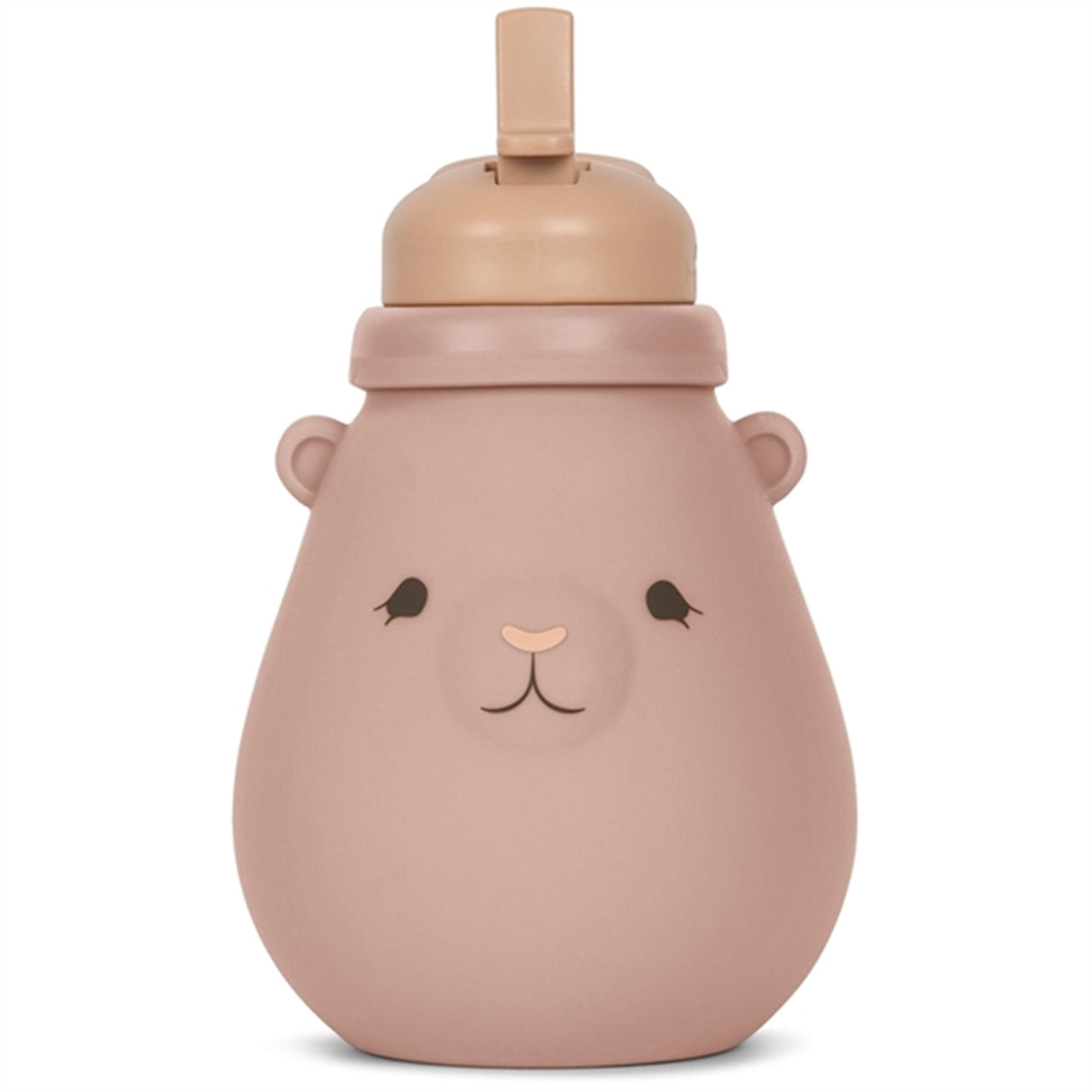 Konges Sløjd Silicone Drinking Bottle Teddy Blush 4