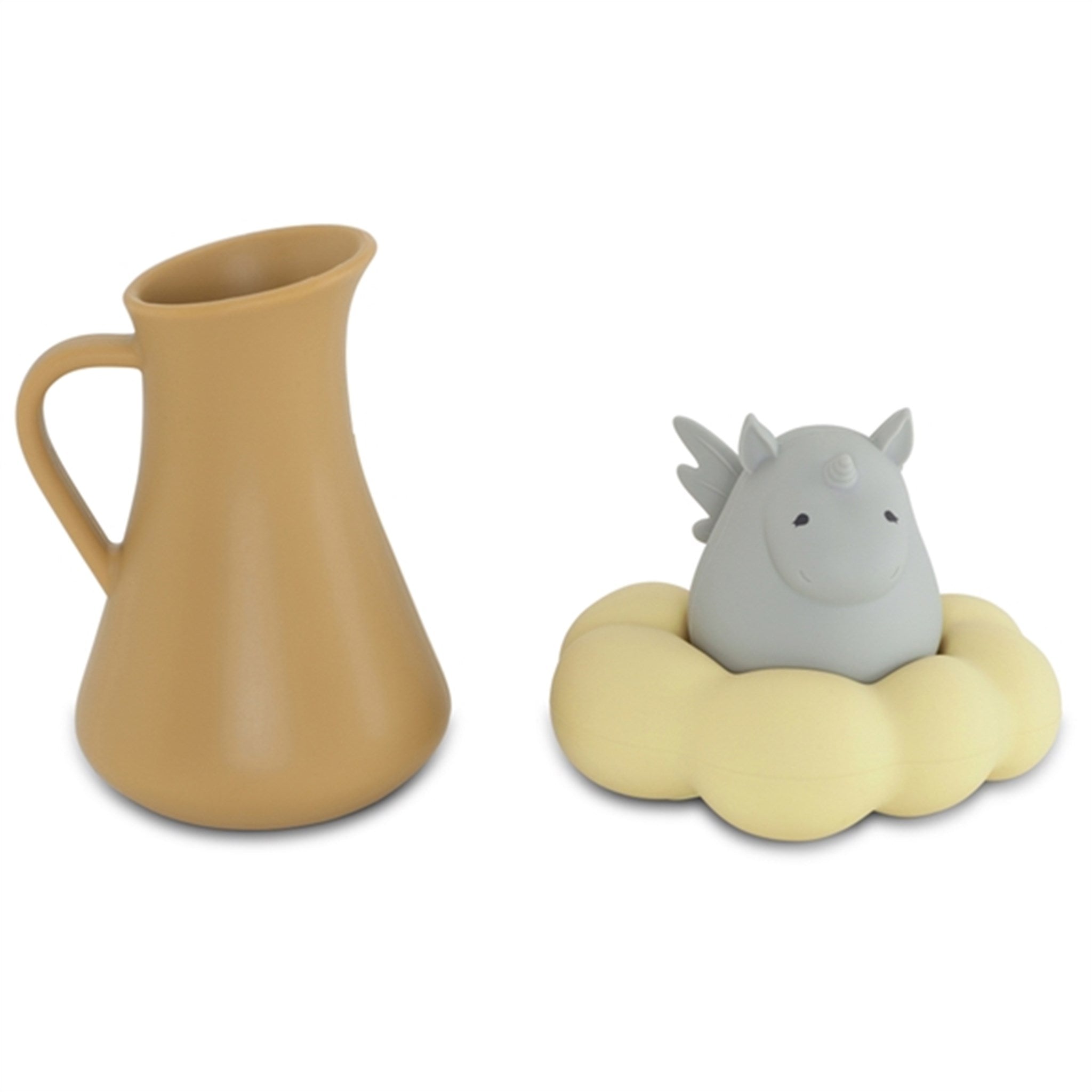 Konges Sløjd Silicone Bath Toys Unicorn Almond