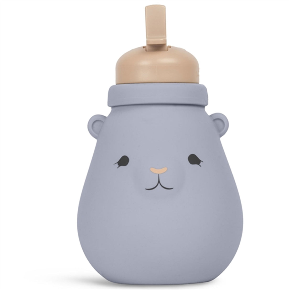 Konges Sløjd Silicone Drinking Bottle Teddy Quicksilver