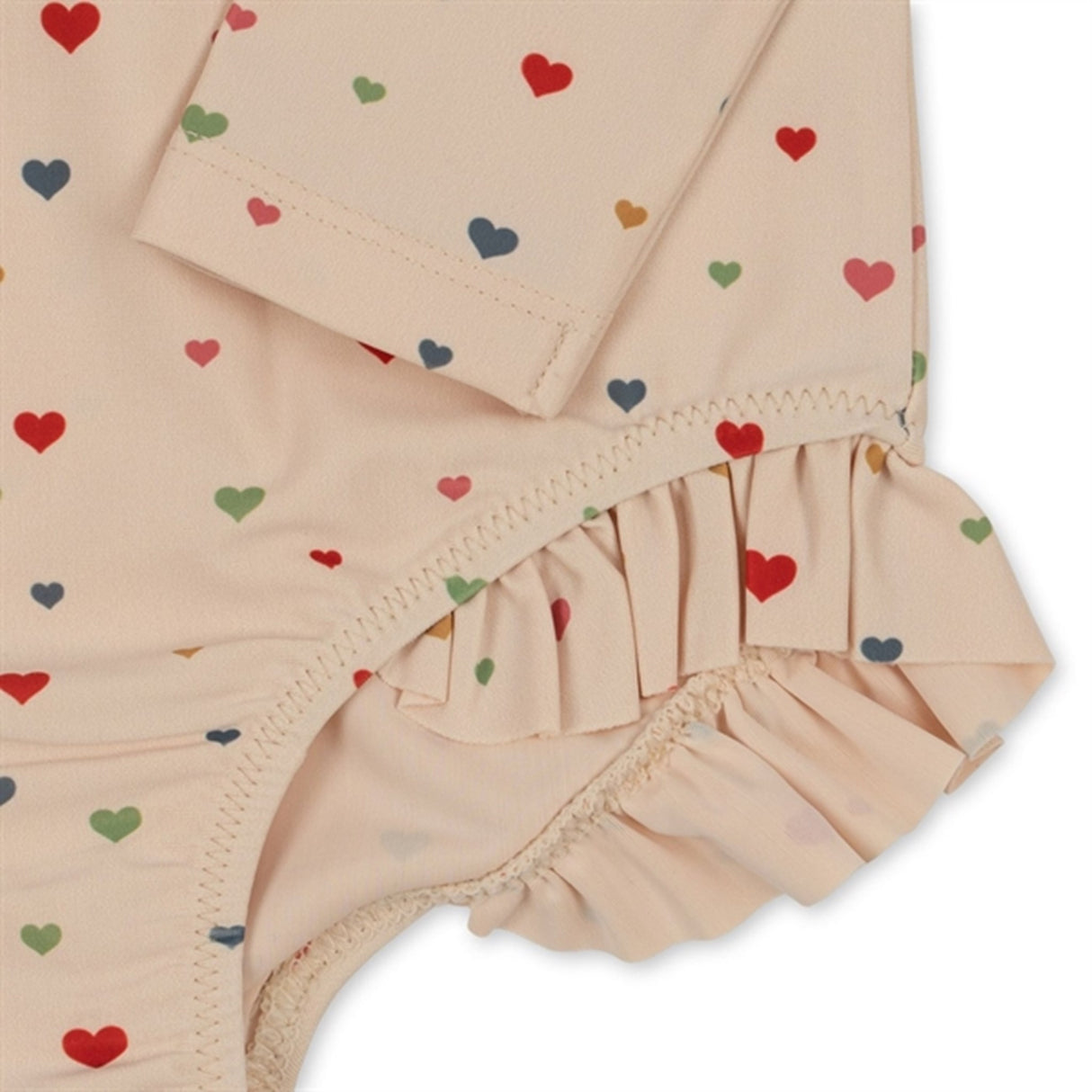 Konges Sløjd Multi Hearts Manuca Frill Swimsuit 5