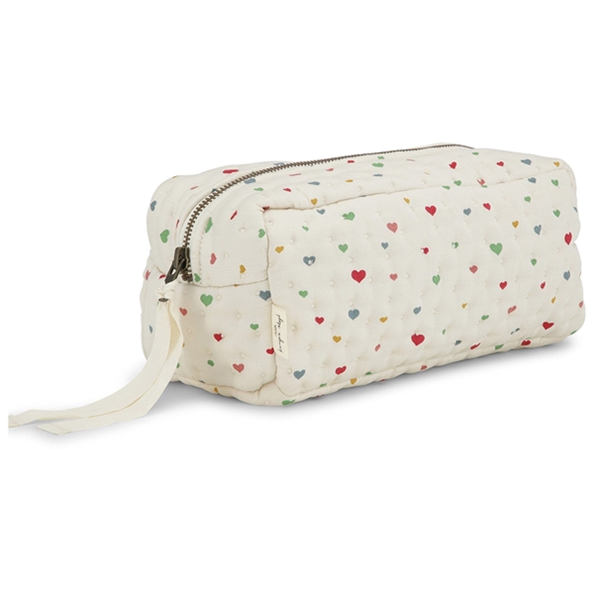 Konges Sløjd Toiletery Bag Small Quilted Multi Hearts