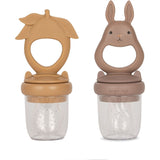 Konges Sløjd Hortensia/Almond Fruit Feeding pacifier Bunny and Lemon