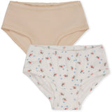 Konges Sløjd Brise Dé Été White/Nouvelle Peach Basic 2-Pack Underpants