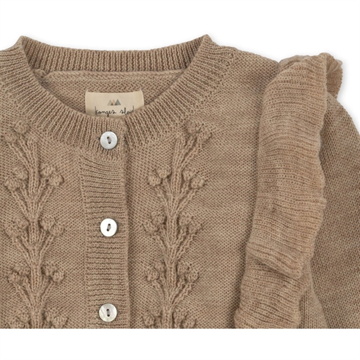 Konges Sløjd Moonlight Fiol Frill Cardigan 3