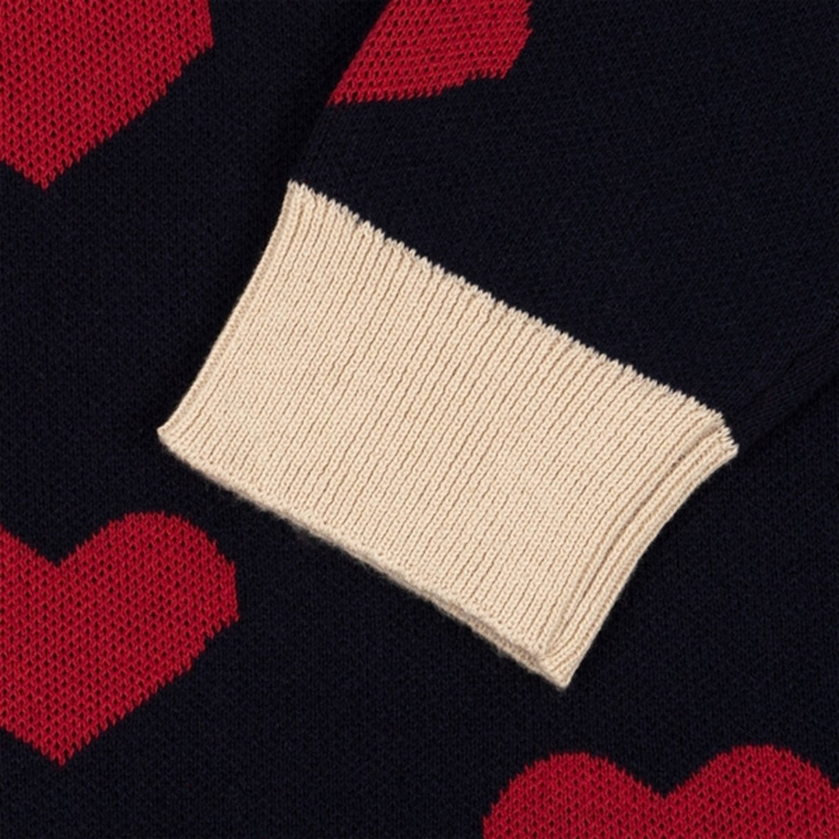 Konges Sløjd Navy Heart Lapis Knit Dress 5