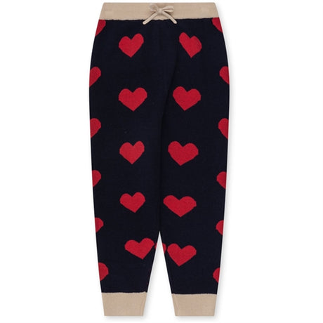 Konges Sløjd Navy Heart Lapis Knit Pants