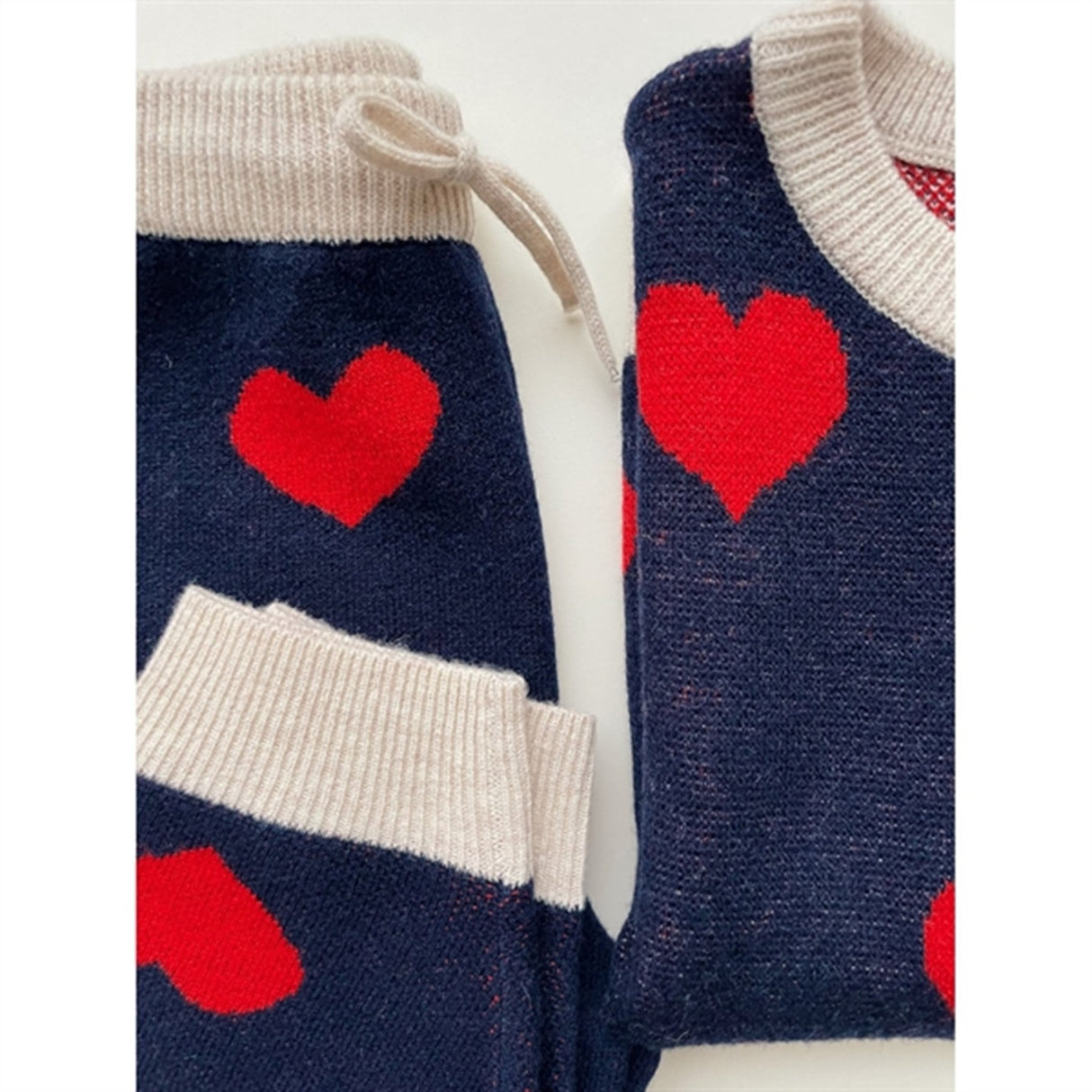 Konges Sløjd Navy Heart Lapis Knit Pants 3